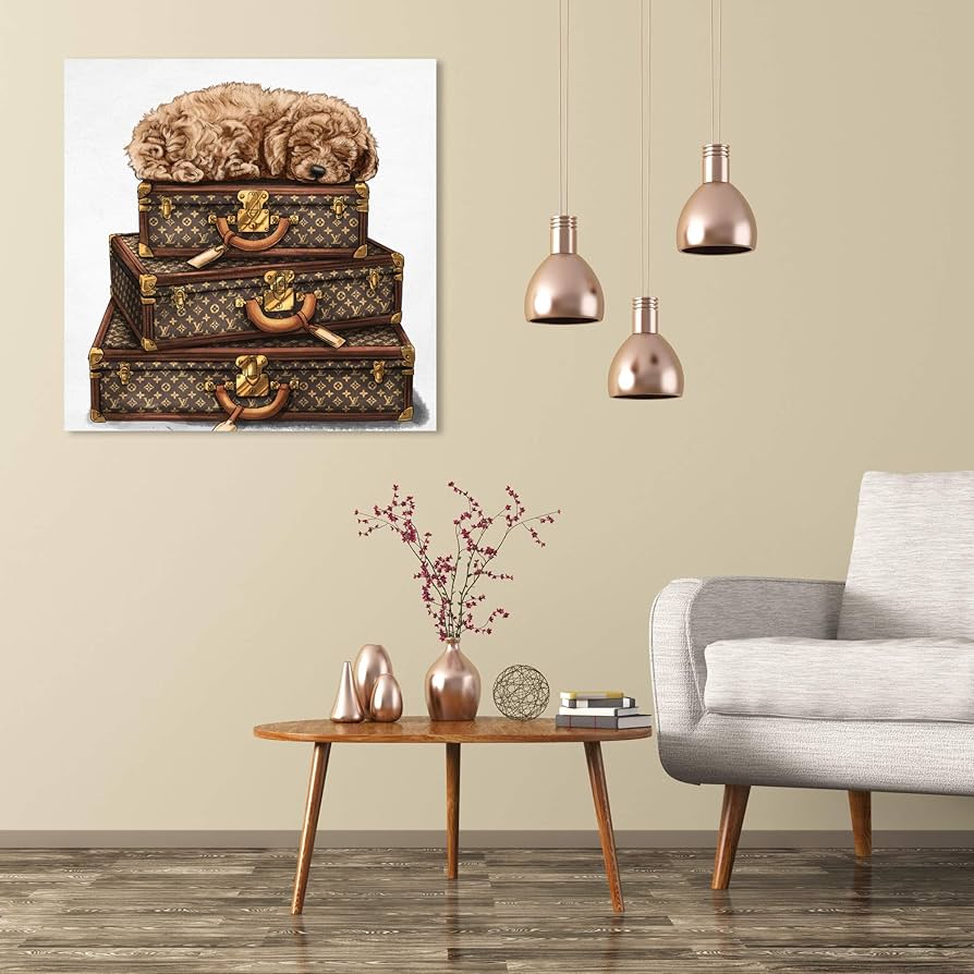 新品 オリバーガル sleeping poodle Amazon.co.jp: The Oliver Gal Artist Co. スリーピングプードル